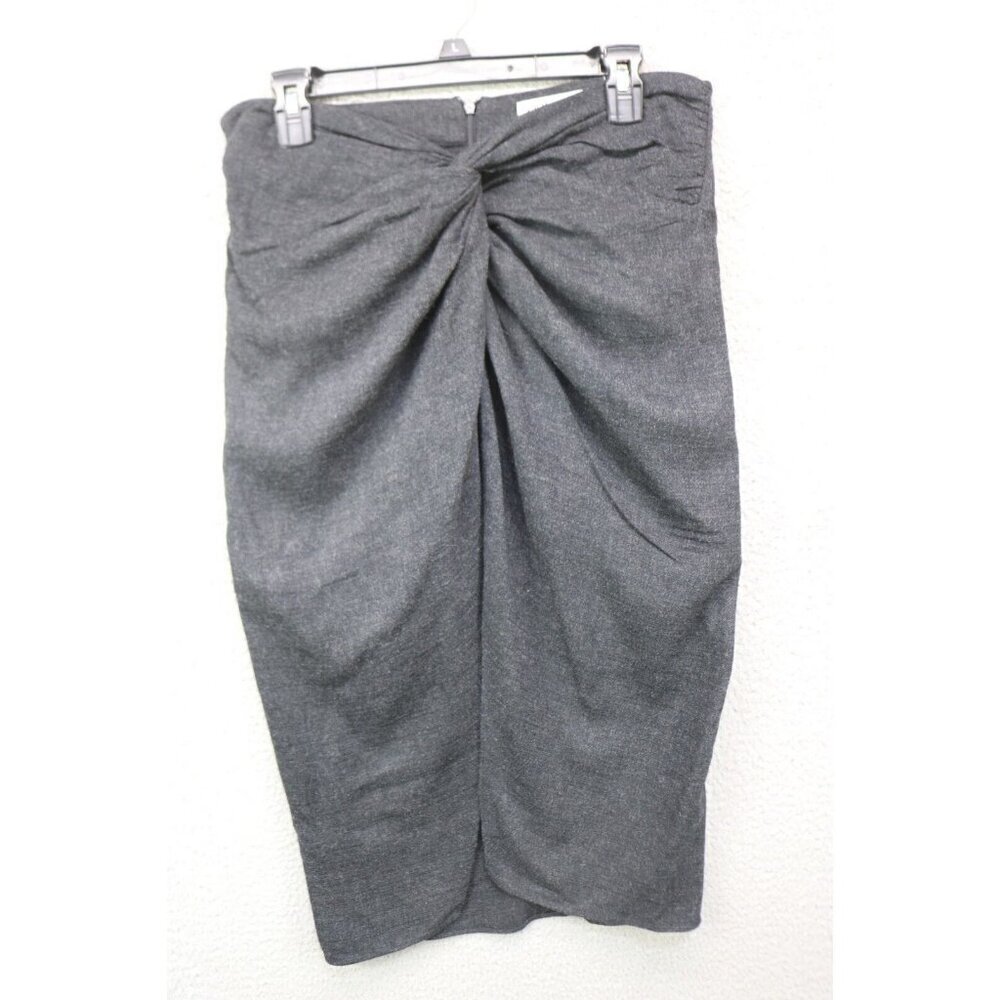 Zara Mini Wrap Skirt-Size Large-Front Knot-Back Zip